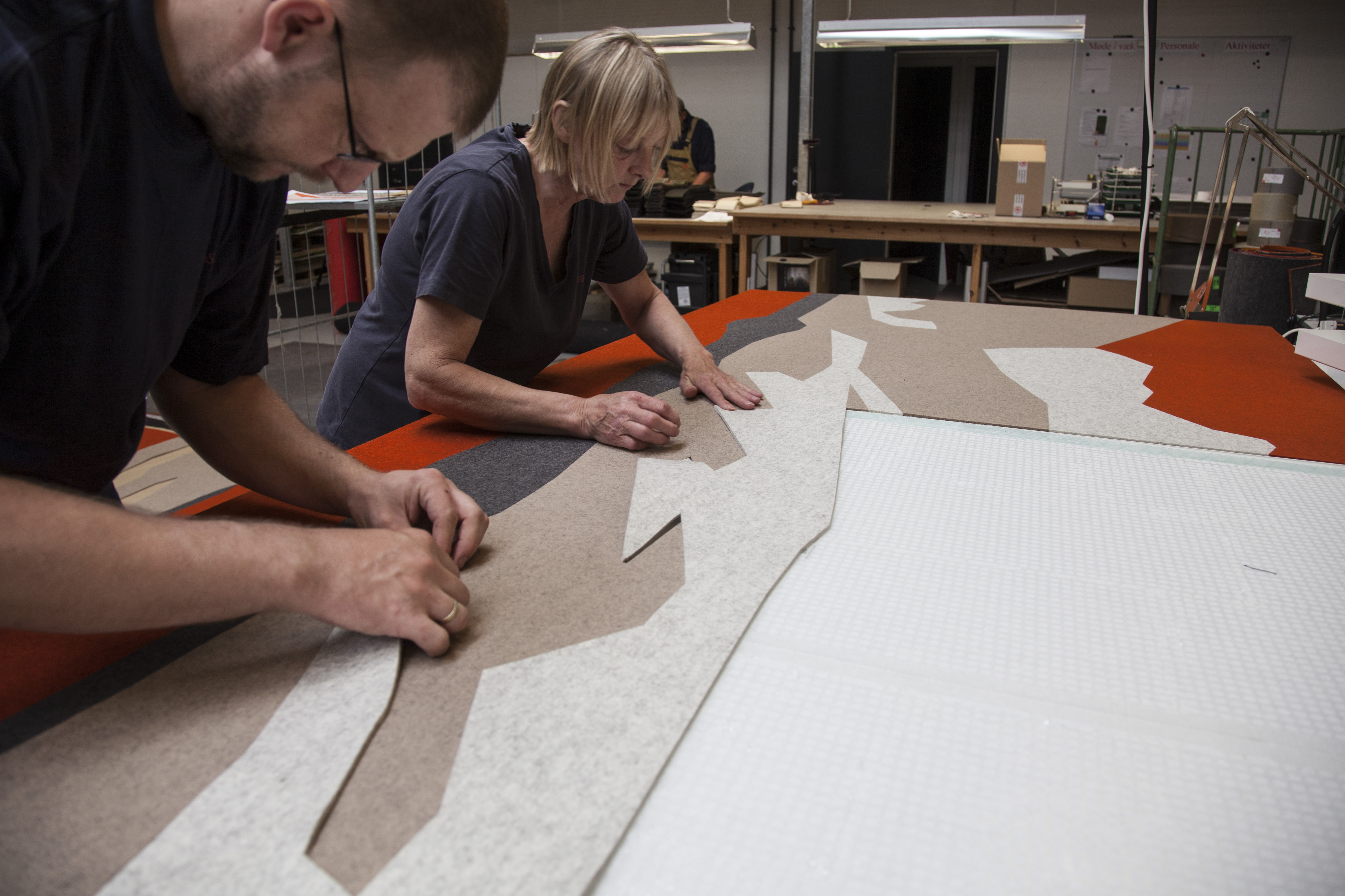 Produktion af Twister akustikmoduler i filt (5)